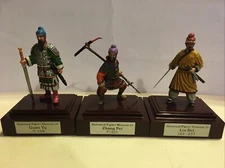 Historical Figure Museum Mini figure Guan Yu Zhang Fei Liu Bei Set F-toys Japan