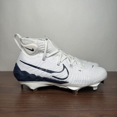 Nike Alpha Huarache NXT Navy Blue White Baseball Cleats Mens 8-12