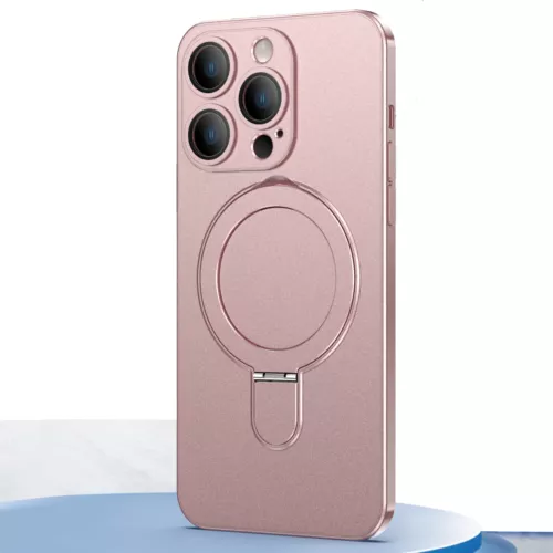 For iPhone 16 15 14 13 12 Pro Max Stand Matte Magnetic Cover Lens Film Case - Picture 3 of 17