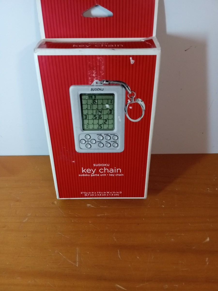 Sudoku Key Chain NEW in Box Game Unit 5 Levels Battery Included | eBay