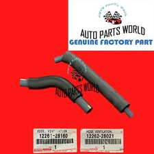 GENUINE OEM TOYOTA 06-08 RAV4 2.4L VENTILATION HOSE SET 12261-28160 &12262-28021