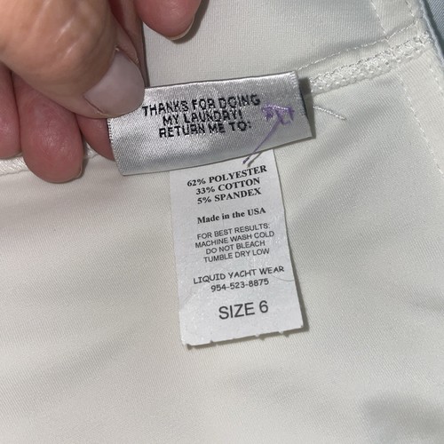 Liquid Yacht Wear Boot Po Skort UPF Schutz schnelltrocknend Performance Stoff USA - Bild 7 von 7
