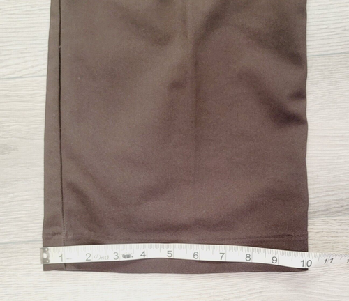 LEE Womens Regular Fit Trouser Pant Size 16 Medium Brown Mid Rise Flex Motion - Picture 8 of 12