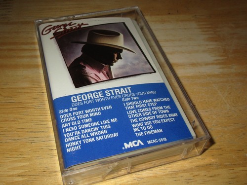 Does Fort Worth Ever Cross Your Mind by George Strait (Cassette, 1984, MCA) - Picture 1 of 9
