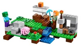 Lego 21123 Minecraft "The Iron Golem" 100% Complete: Box, Manuel, Figures, Piecs