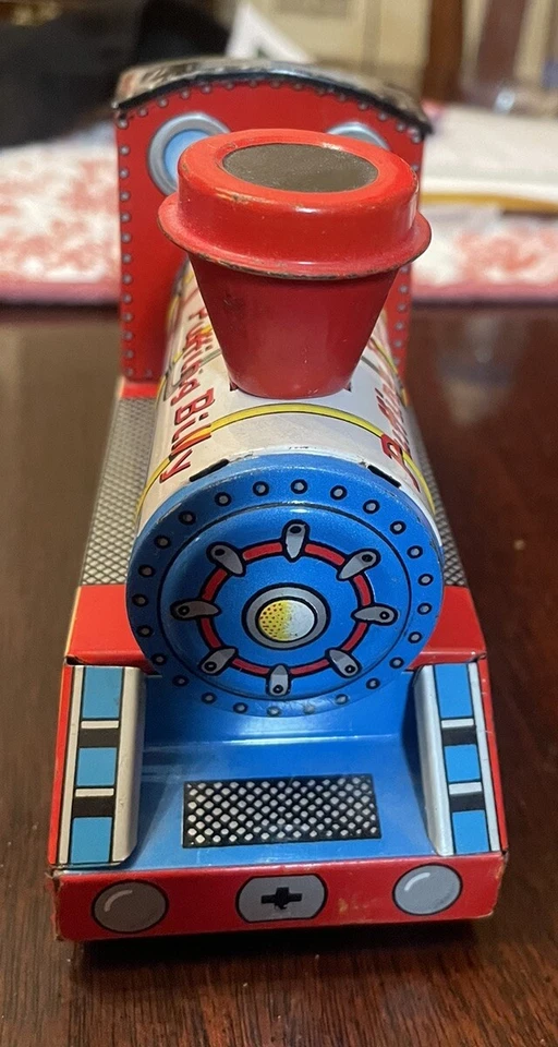 Daiya Puffing Billy Tin Litho Engine 753 Tren accionado por fricción con caja Japón Foto 3 de 4