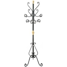 Porte-Manteau En Fer Forgé Sur Pied 6 Places
