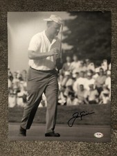 Jack Nicklaus The Golden Bear Signed 11x14 Photograph PSA COA