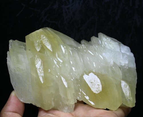 2.01lb New find natural yellow Calcite Crystal cluster mineral specimen/China - Picture 3 of 10