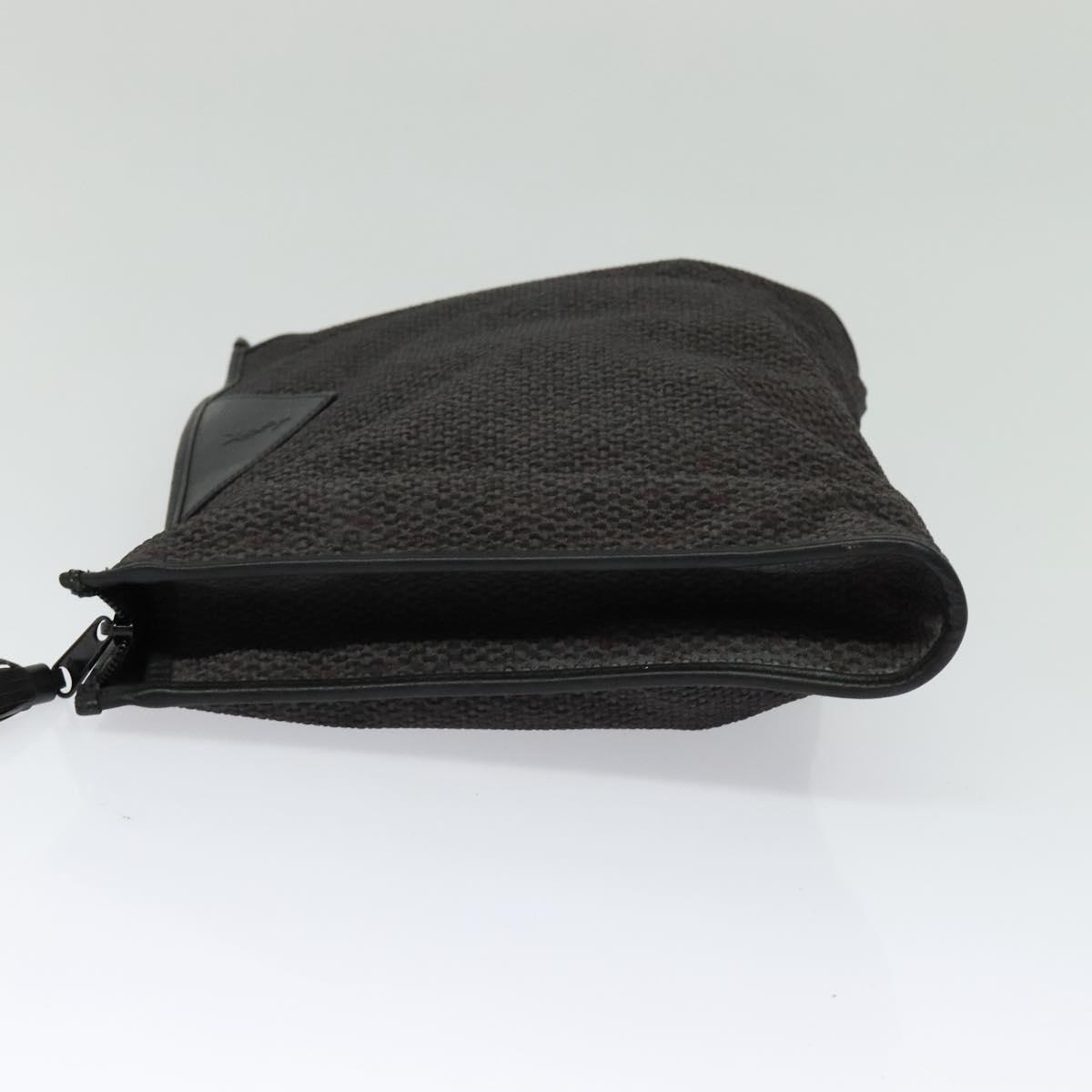 Borsa pochette SAINT LAURENT tela pvc nera originale ar13616