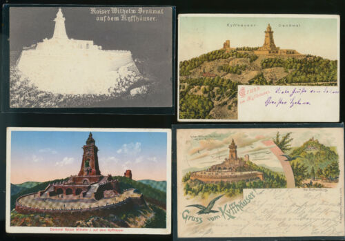 4 AK Kyffhäuserdenkmal 1899 Kriegerbund Briefpostbriefkasten Rotenburg Dt. Reich - Bild 1 von 2