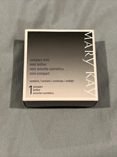Mary Kay Refillable Mirrored Compact Mini #040752 New In Box!