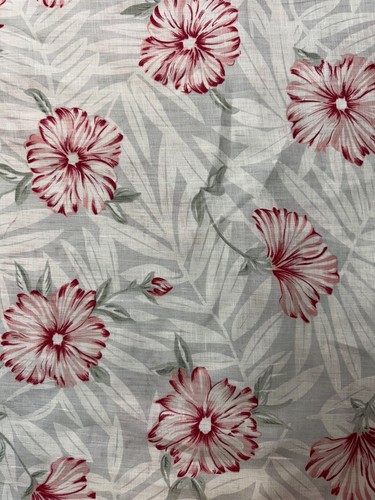 100% Linen Fabric Gorgeous Quality Floral Print By the Yard - Picture 3 of 4