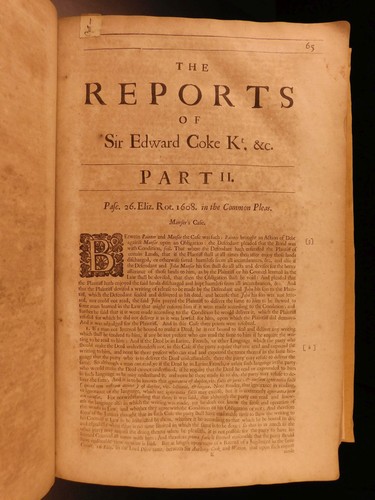 1680 Edward Coke Reports ENGLISH LAW Judicial Court Cases England HUGE FOLIO - Picture 6 of 12