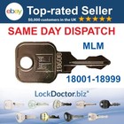 LockDoctor.biz Replacement MLM Locker & Office Furniture Key MLM 18001-18999
