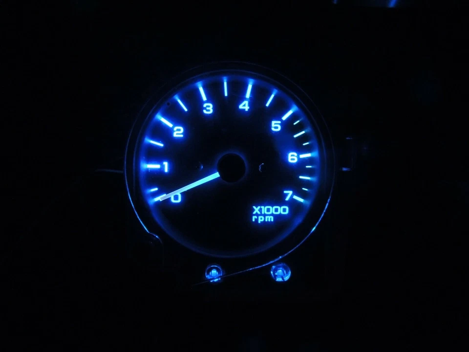 Cuadro de instrumentos LED azul hielo para Jeep 92 95 Wrangler YJ Foto 3 de 4