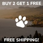 DOG Paw Sticker Vinyl Decal Cat Pet Puppy Animal Paws Cute