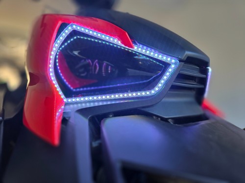 Can-Am Ryker LED Surface Mount Halo Angel Eye - Multicolor + Sequential Turn - Picture 12 of 12