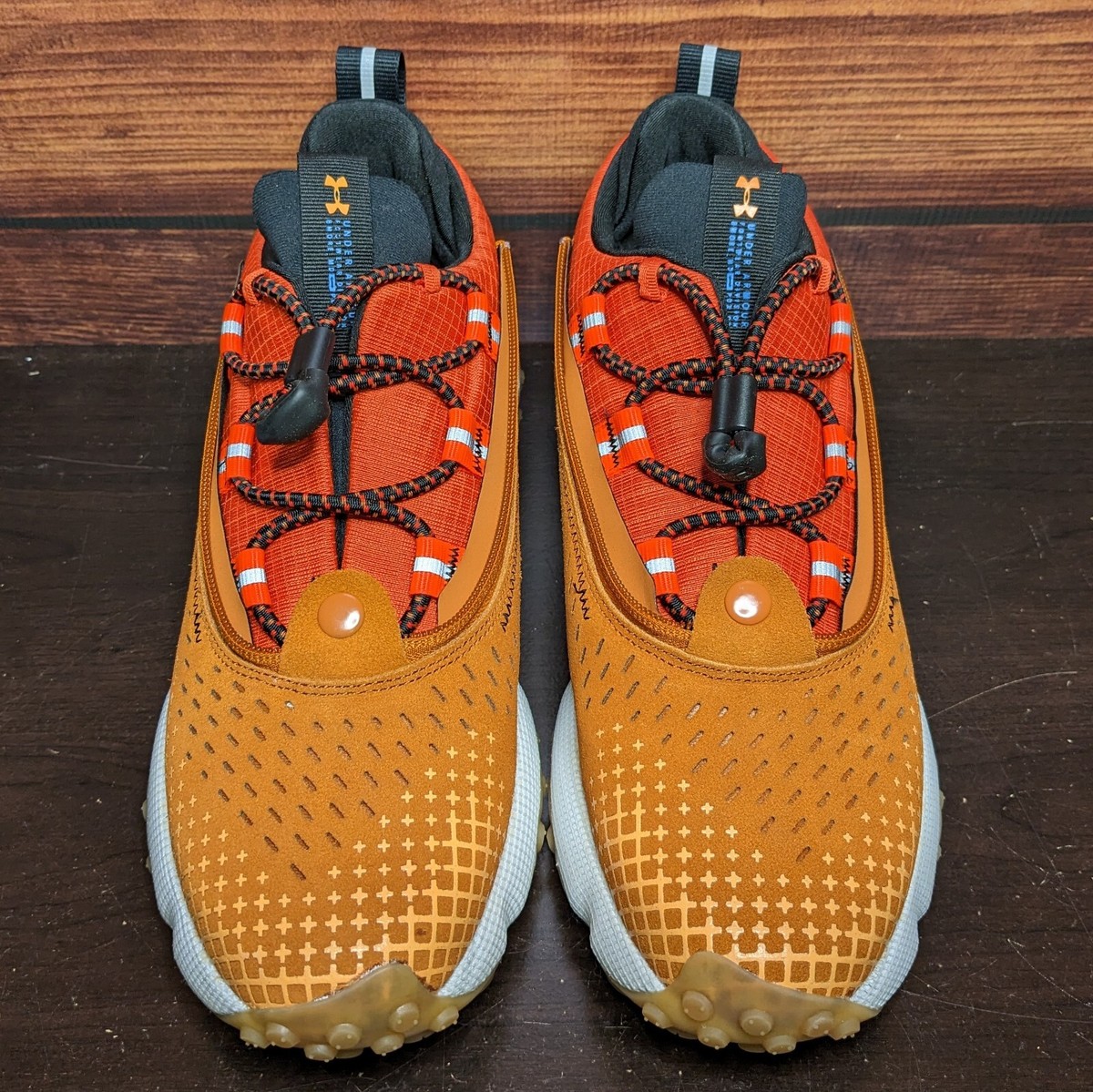 Under Armour HOVR Summit Fat Tire Delta Men 9.5 Orange Grey Trail Running Shoes HOVR Summit Fat Tire Delta  main image 3