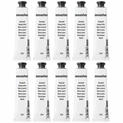 EBERHARD FABER Deckweiß EFA Color weiß 10 Tuben je 22ml im SPARPACK