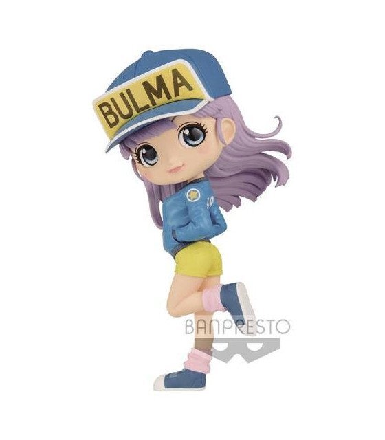 Figurine Dragon Ball Bulma Q Posket Banpresto version B de 14 cm pour collectionneur