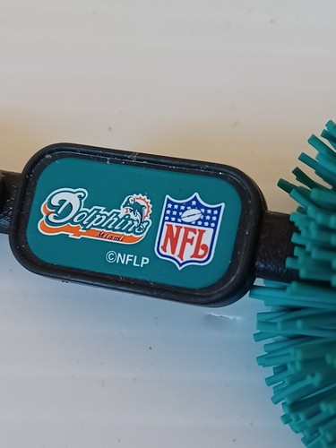 Vintage NFL Koosh Key Chain Fob Miami Dolphins Key Ring EUC - Picture 5 of 6