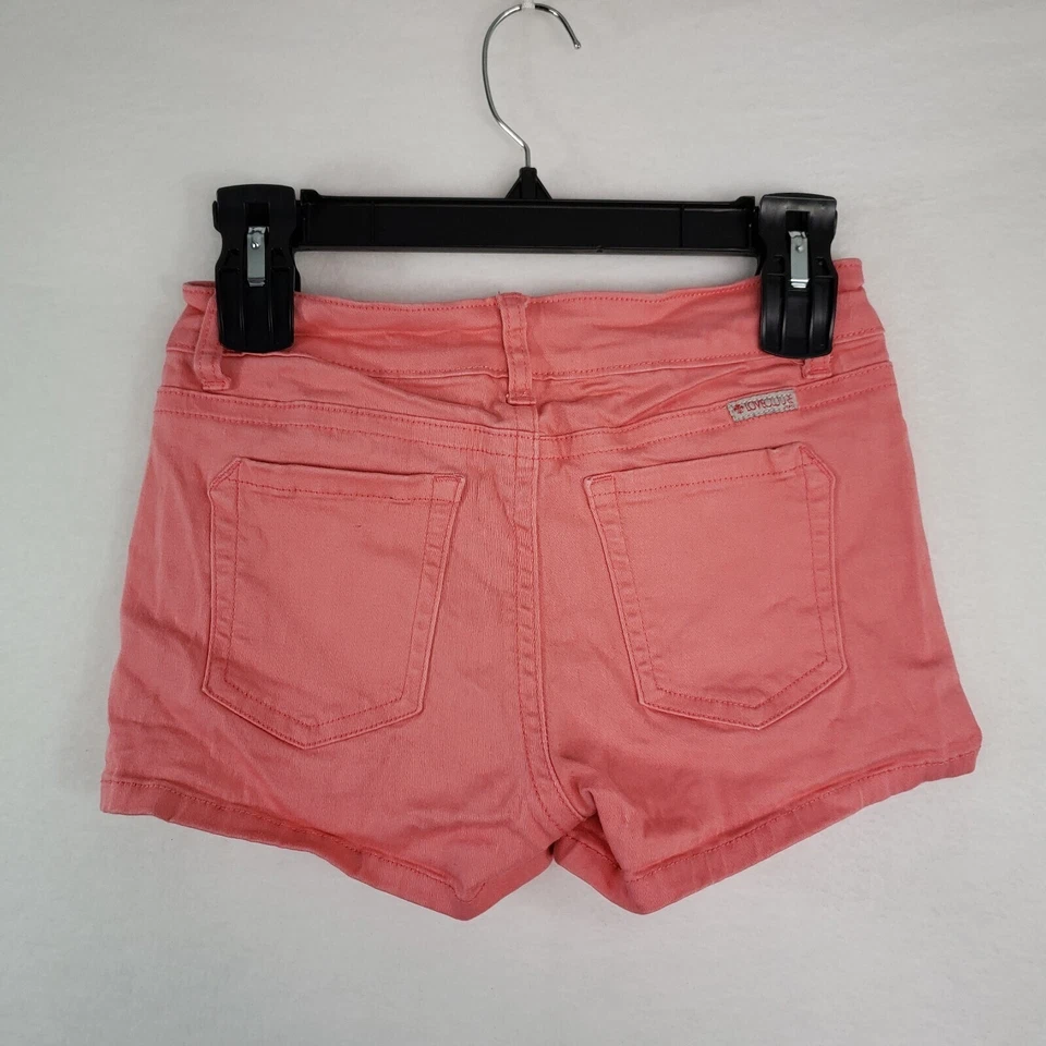 Pantalones Cortos Denim Love Culture Juniors M Rosa Retro Y2K Informales Ropa Diaria Festival Foto 2 de 4