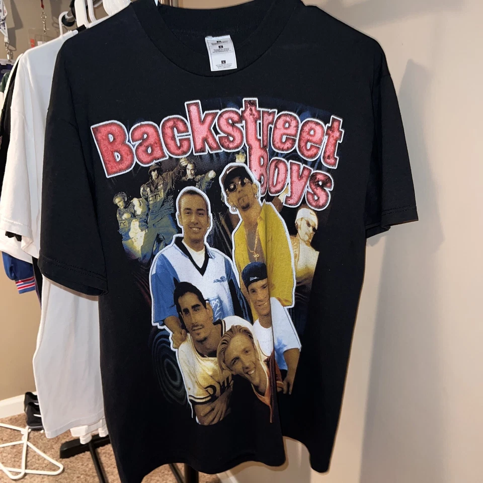 ビンテージ Rap tee バックストリート ボーイズ Tシャツ | tikum.id