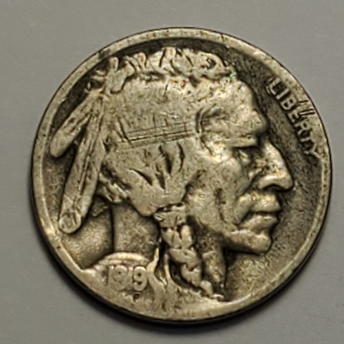 Nicer Low Mintage "very good" 1919 D Buffalo Head Nickel