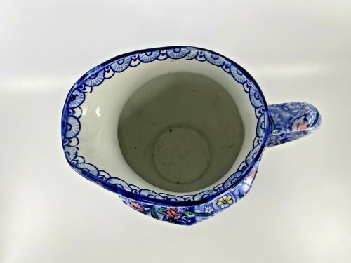 Antique Maling Ringtons Chintz Blue Jug or Pitcher c1930s Porcelain Glaze - Picture 8 of 9