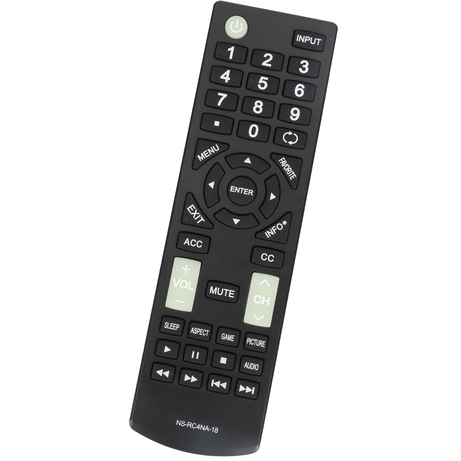 New NSRC4NA18 Remote for Insignia TV NS48D420NA16 NS50D421NA16 NS