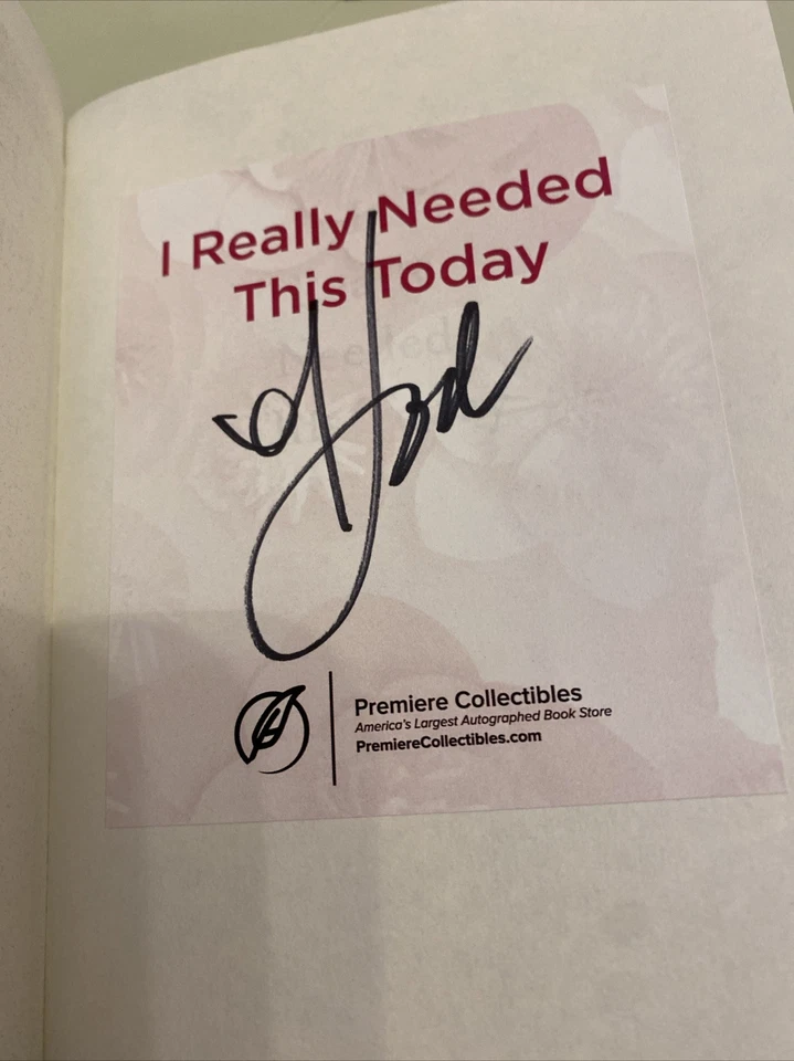 I Really Needed This Today: Words to Live By Hoda Kotb (2019, Hardcover) Signed Foto 3 de 3