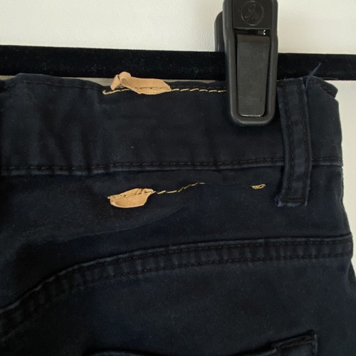 Levis 511 Pants Jeans Boys Size 8 Regular Adjustable Waist Navy Blue Distressed - Picture 6 of 12