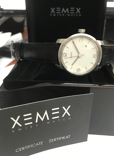 RELOJ XEMEX PICCADILLY LUJO CUARZO Ref. 088.1430 FECHA NUEVO MODELO SWISS MADE - Imagen 2 de 5