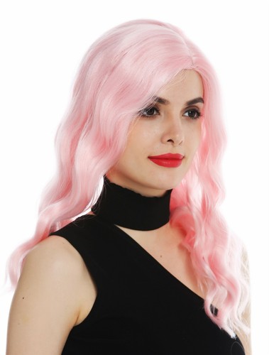 Perruque Rose Bouclée Avec Pigtails Pour Cosplay Femme - Style Harajuku Sauvage