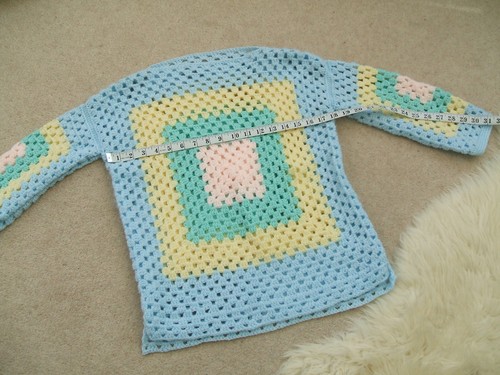 Ladies Crochet Jacket . New and Unused . Hand Made . See pics for dimensions . - Picture 9 of 13