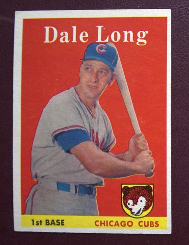 1958 Topps Dale Long (Chicago Cubs) #7 NRMT/MT