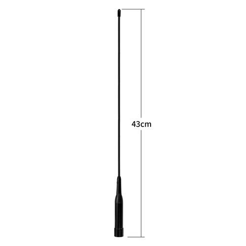Antenna radioamatoriale dual band VHF UHF 136-174 MHz 400-460 MHz PL259 e piano terra - Foto 9 di 10