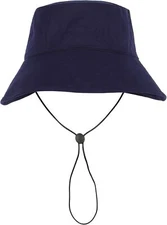 Zylioo XXL Oversize 100% Cotton Bucket XXL/Fits 23.5"-25", Navy Blue 