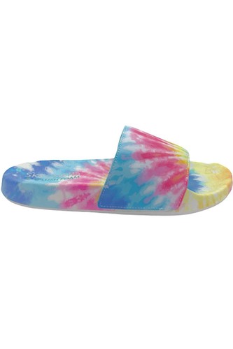 Skechers Cali Pop Ups Tie Dye Slide 