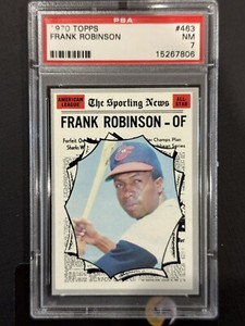 1970 Topps #463 Frank Robinson All-Star PSA 7 NM Baltimore Orioles HOF