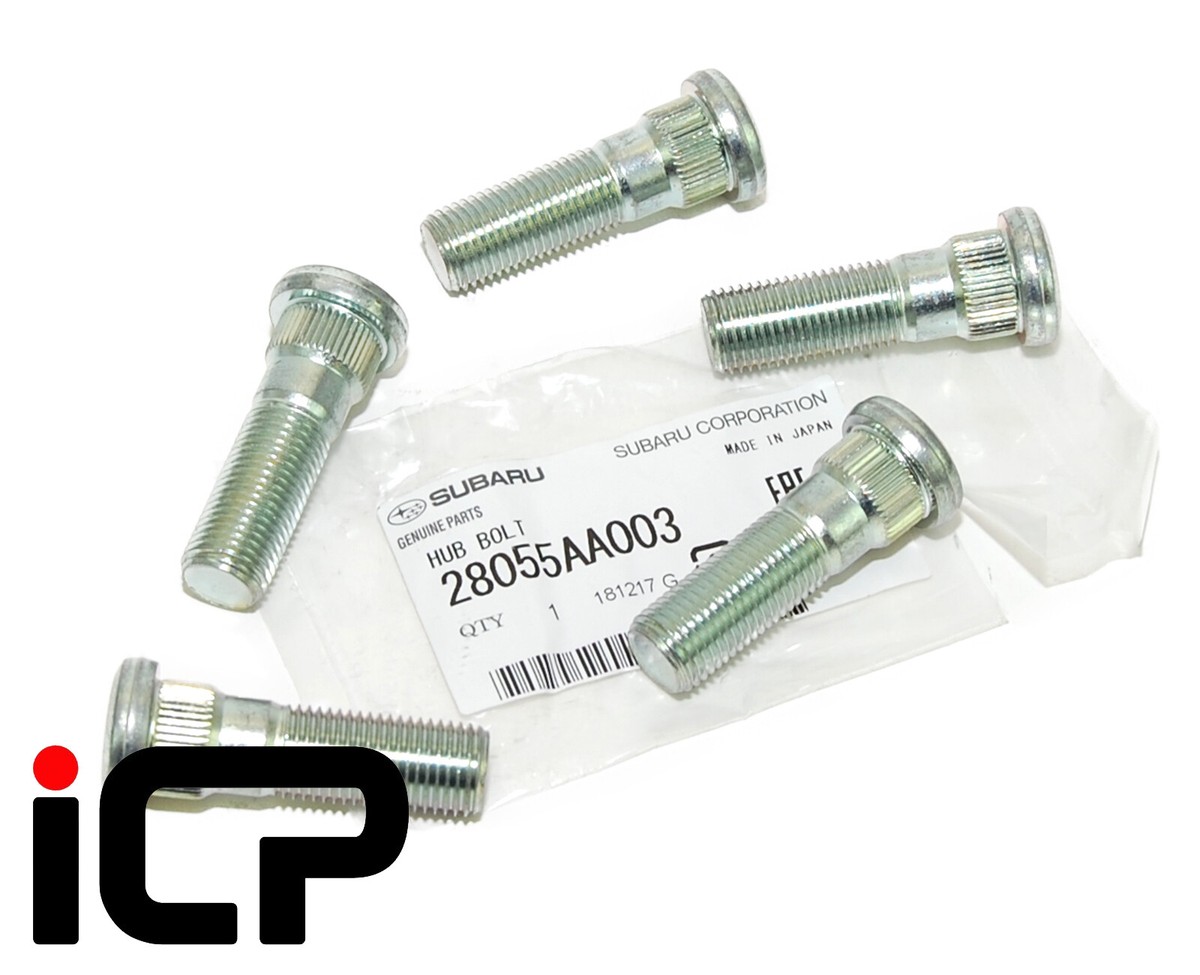 5 x Genuine Wheel Hub Stud Bolt 28055AA003 Fits: Subaru