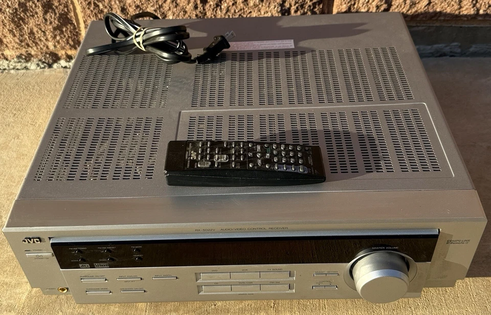 JVC RX-5022VSL 5.1 Channel AV Control Receiver Silver! Tested Works! - Image 4 of 4