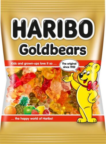 HARIBO Złota Złota Złota Niedźwiedź Kolorowe Gumki 200g 7.06oz - Zdjęcie 1 z 3