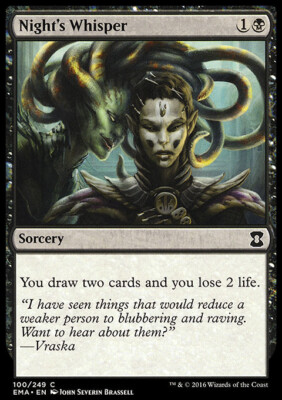 MTG Magic the Gathering Night's Whisper (100/265) Eternal Masters LP