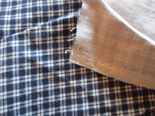 Navy Blue & White Check Plaid Print Cotton Fabric 1 Yard @ 58" Wide! - Picture 4 of 6