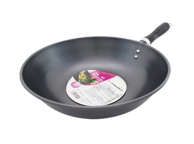 Antihaft Wok mit Bakelit Griff Kochen Chinesische Rühren Braten Nudeln Bratpfanne