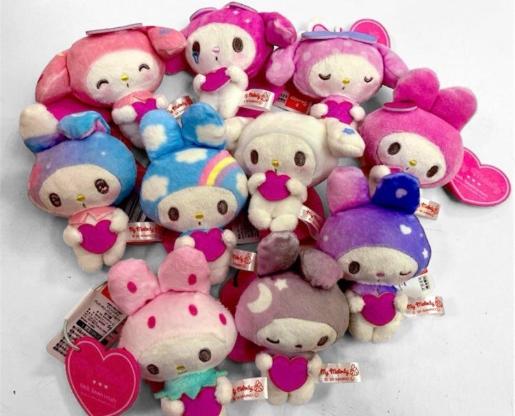 Sanrio My Melody Anniversary Variation Mascot Set Of 10 New