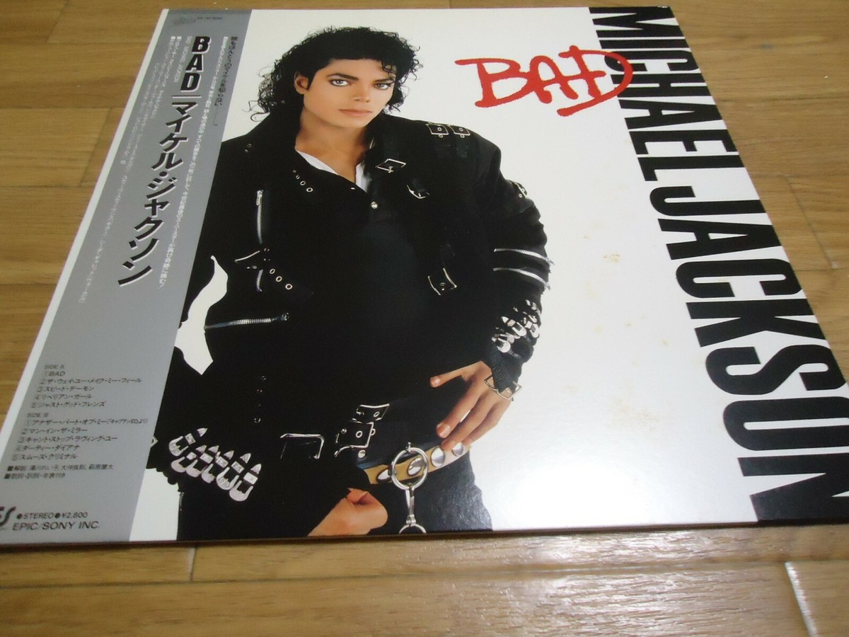 マイケル・ジャクソン MICHAEL JACKSON BAD EPIC 28 3P-800 Japan OBI VINYL LP | eBay