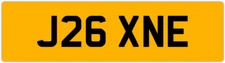 JANE JANE JOANNE JOAN JANINE PRIVATE REGISTRATION NEW CAR NUMBER PLATE J26 XNE
